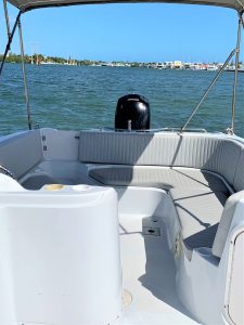 Deck Boat Boat Rentals Key West FL Rendevous back Fishing deck